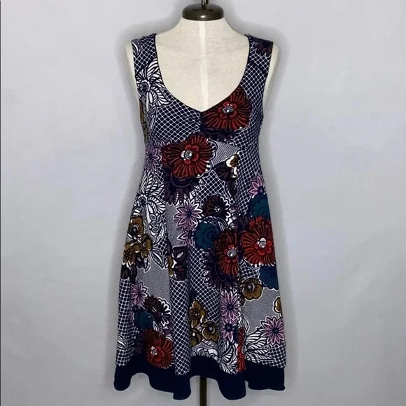 Anthropologie Maeve Fairchild Flared Knit Dress - Picture 2 of 7